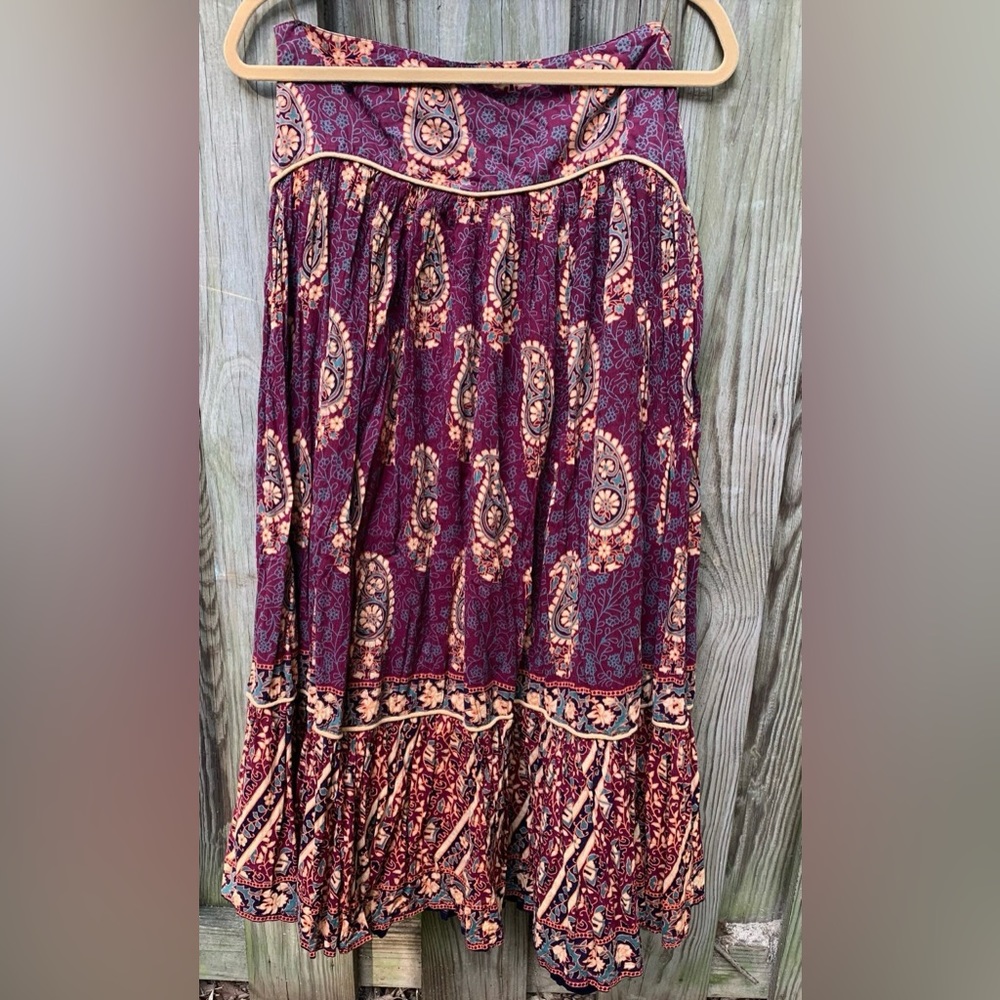 Boho Vintage Festival Skirt - Picture 2 of 11